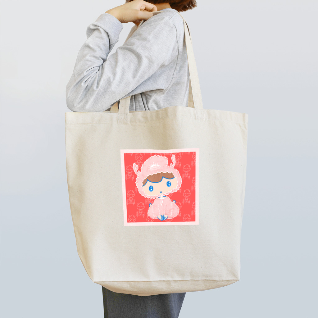 刺繍妖精グミシカのふんわりひつじのグミシカ Tote Bag