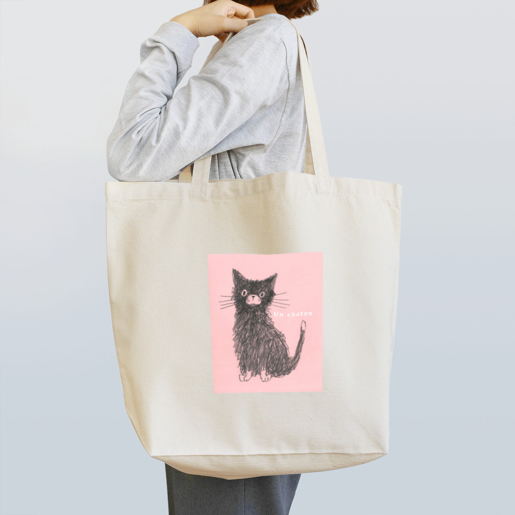 Cocokoの黒白仔猫 Tote Bag