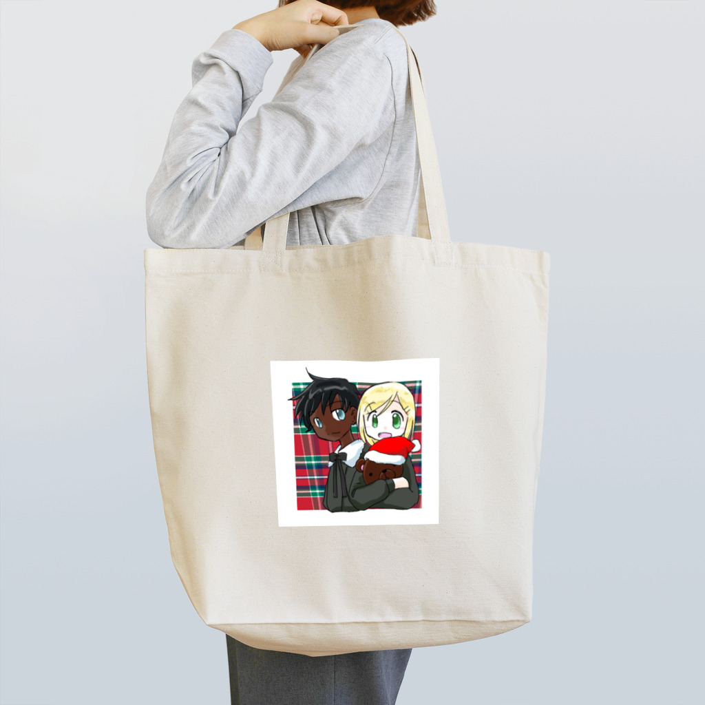 まきむらの黒白クリスマス Tote Bag