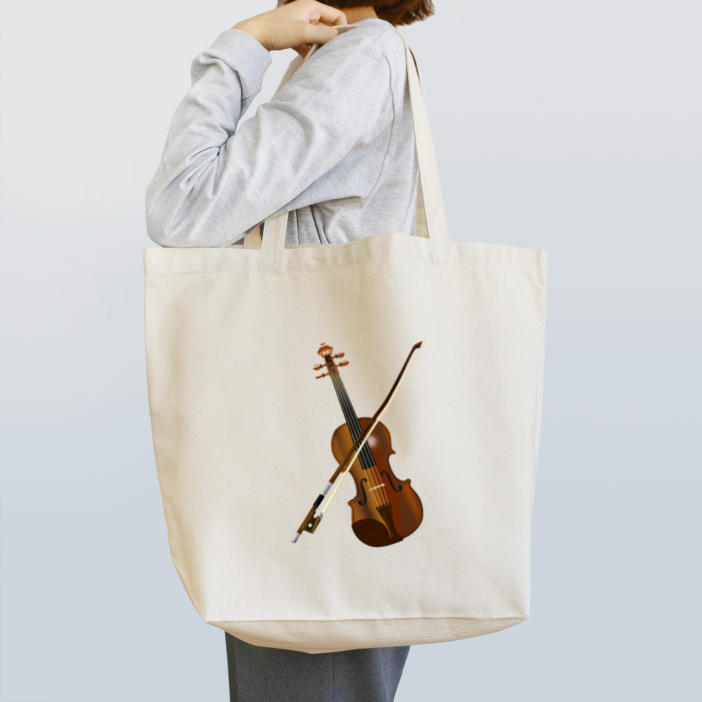 ivy,s shopのヴァイオリン　 トートバッグ