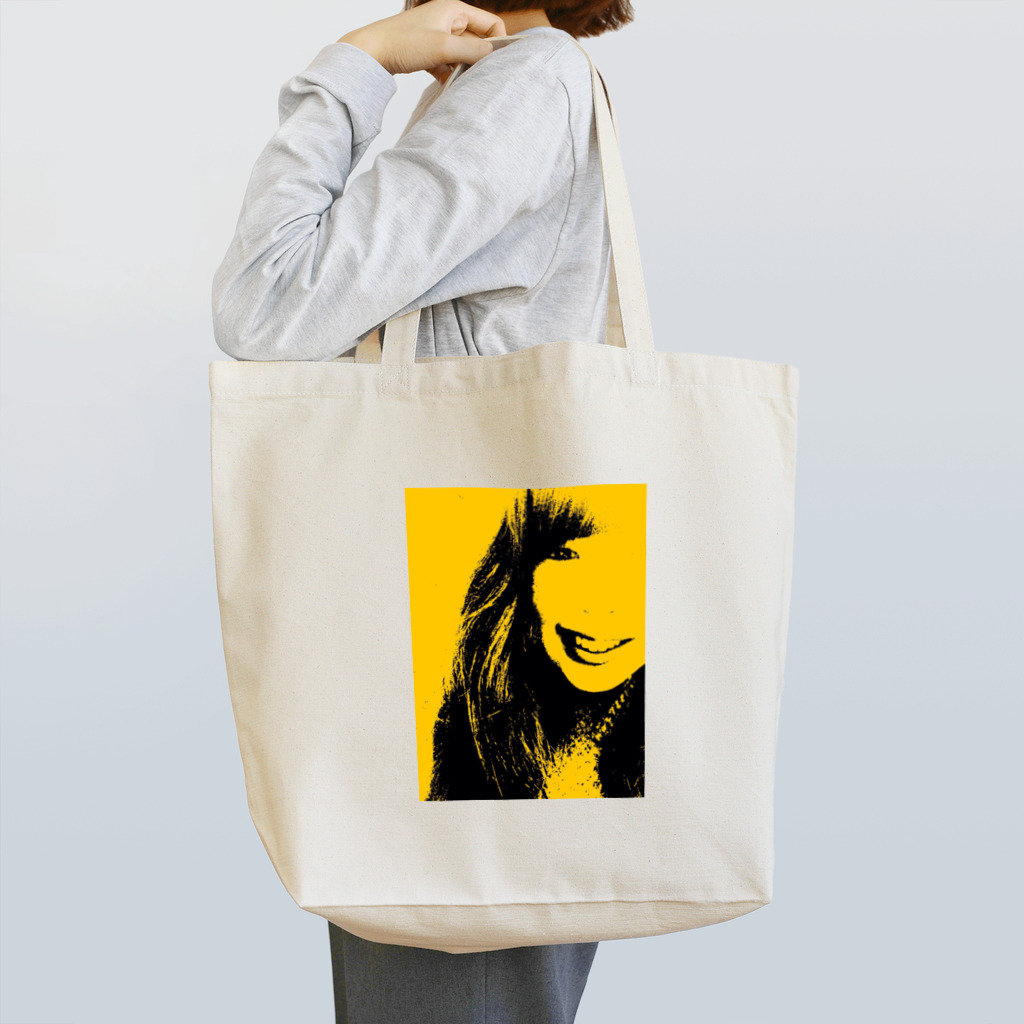 からふる屋さん のきいろは注意 Tote Bag