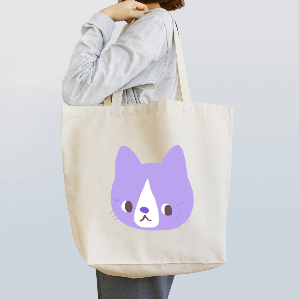 保護猫もいねこのどデカくれよん猫 3 Tote Bag