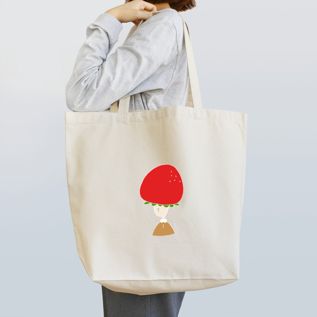 きいちごのあさのいちご Tote Bag