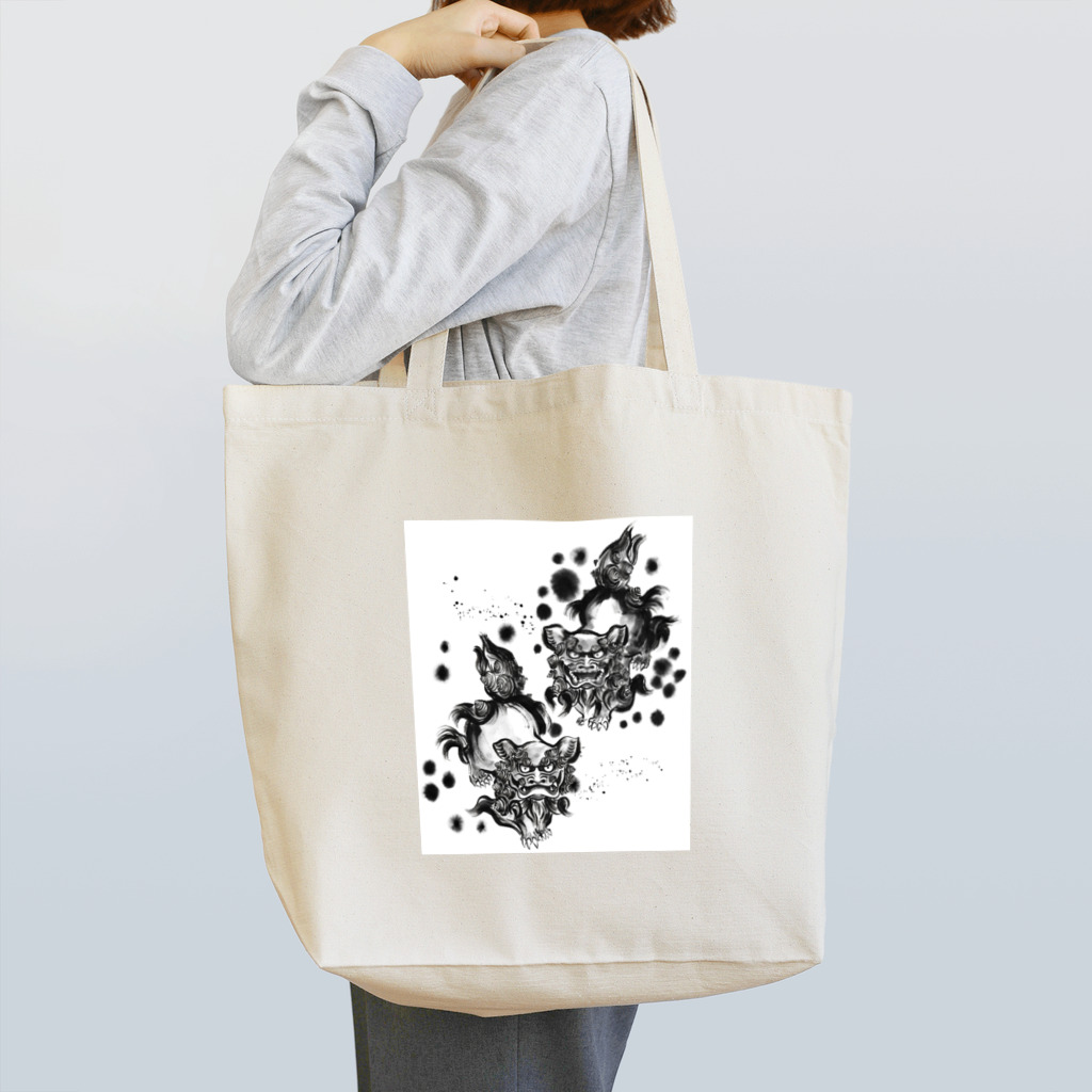 墨絵屋　誠のシーサー Tote Bag