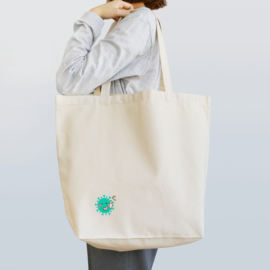 むらショップのコロナウイルス コロナちゃん Tote Bag