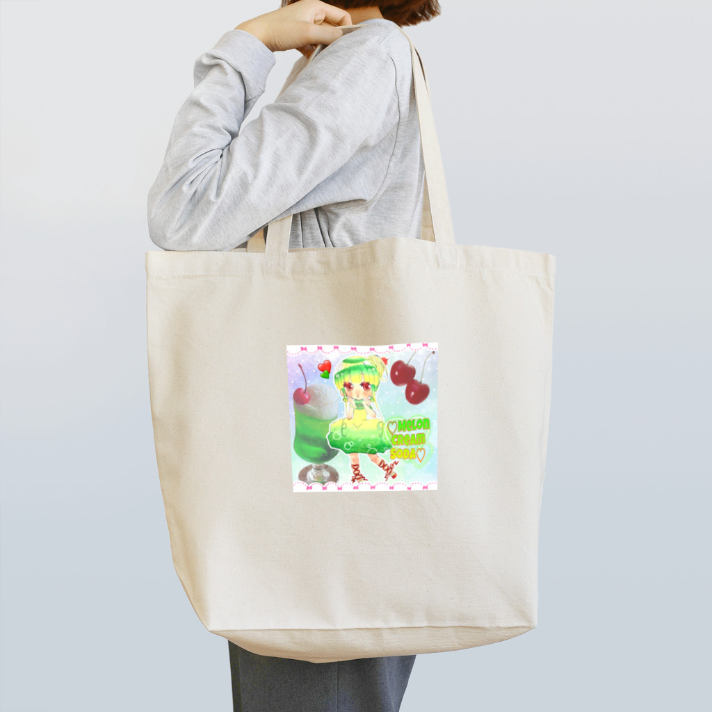 Halloween♡townのメロンクリームソーダ擬人化ちゃん Tote Bag