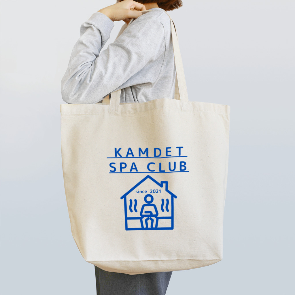 KAMDET カムデット　ストリートブランドのKAMDET  SPA CLUB  Design LOGO Tote Bag