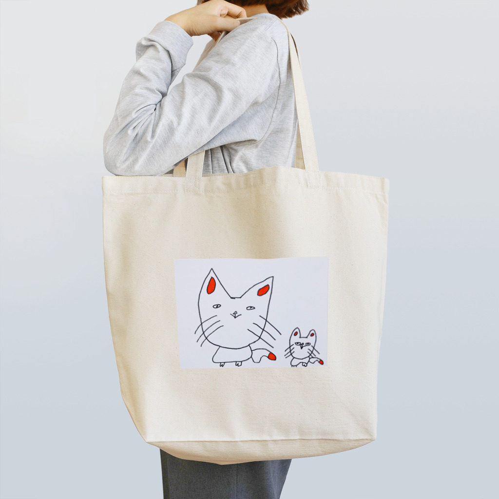 deaikameのネコの親子 Tote Bag