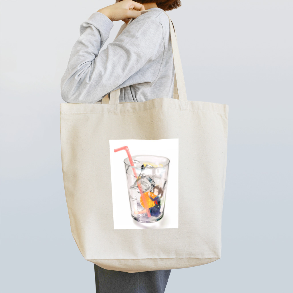 海月のオレンジちゃん Tote Bag