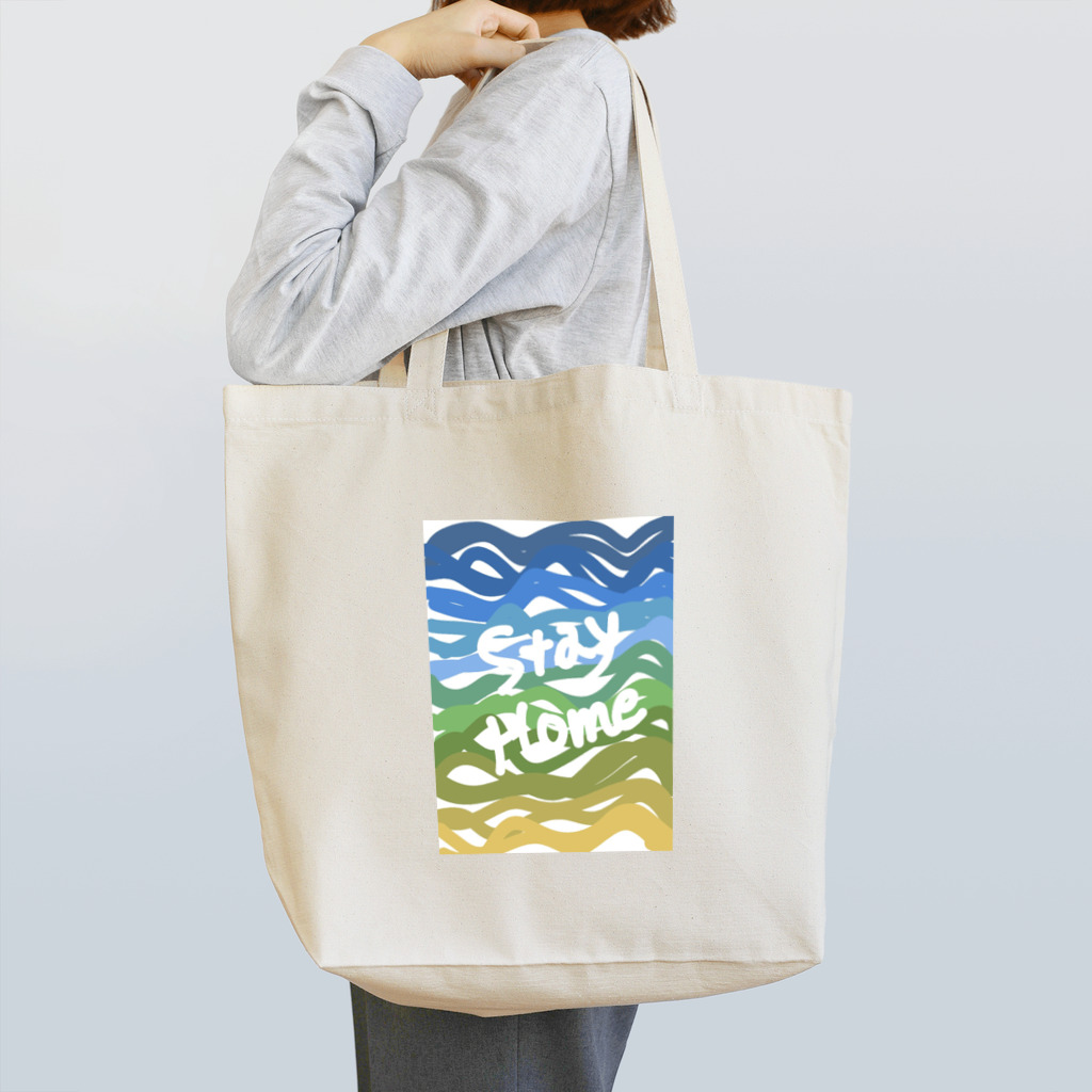 mri___のstay home Tote Bag