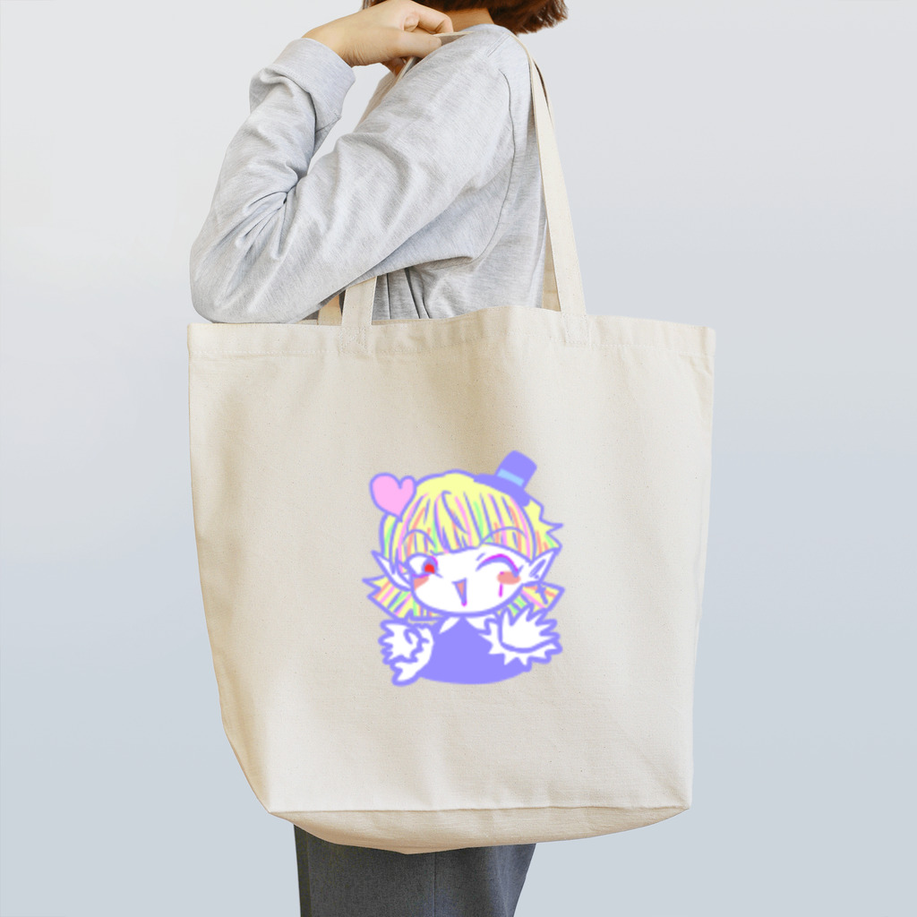 るーと｡:°ஐ*｡:°ʚ♥ɞ*｡:°ஐ*の【おちゃめな天使と過保護な悪魔】ソネット Tote Bag