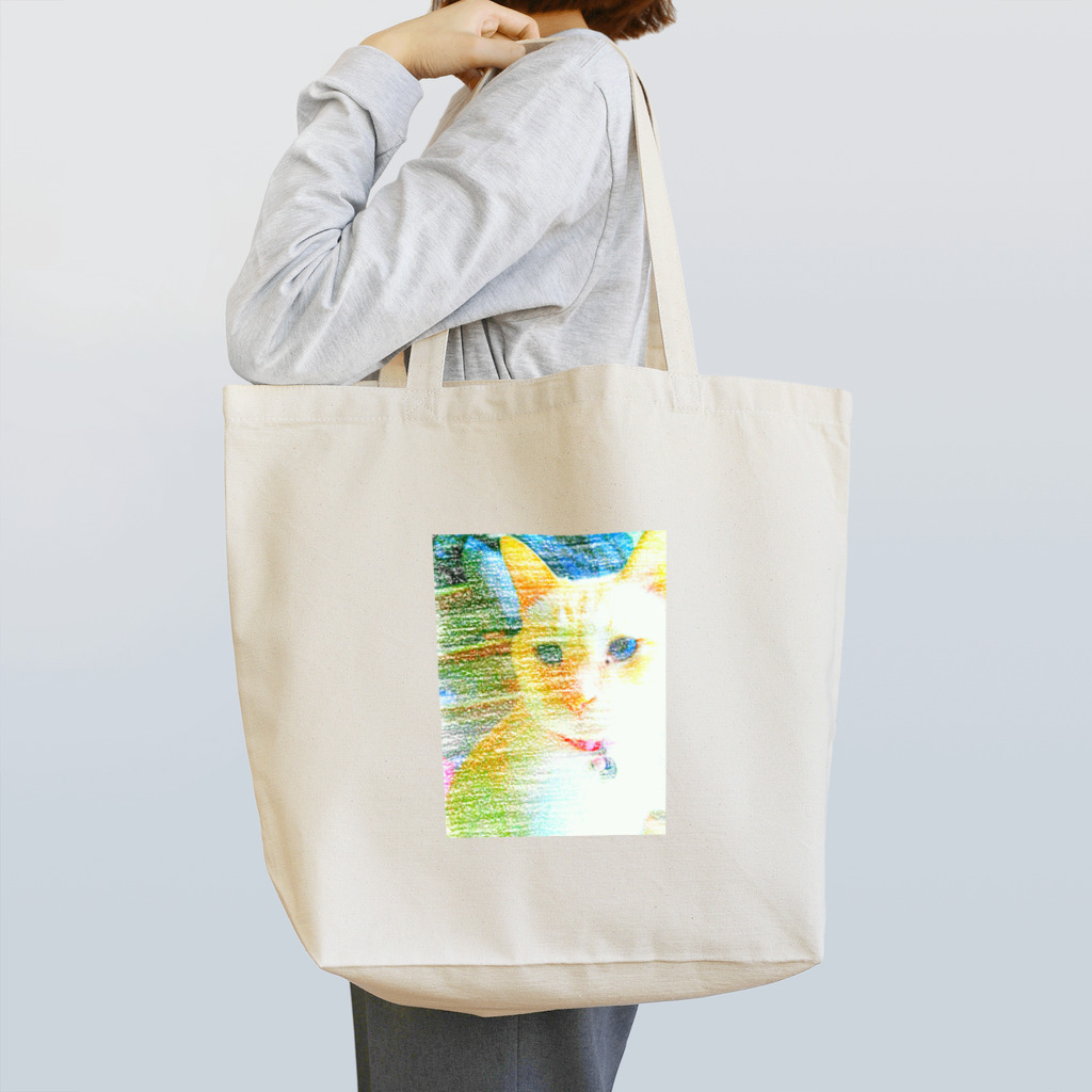 困り猫まつこのお店の困り猫まつこ「パステルシリーズ１」 Tote Bag