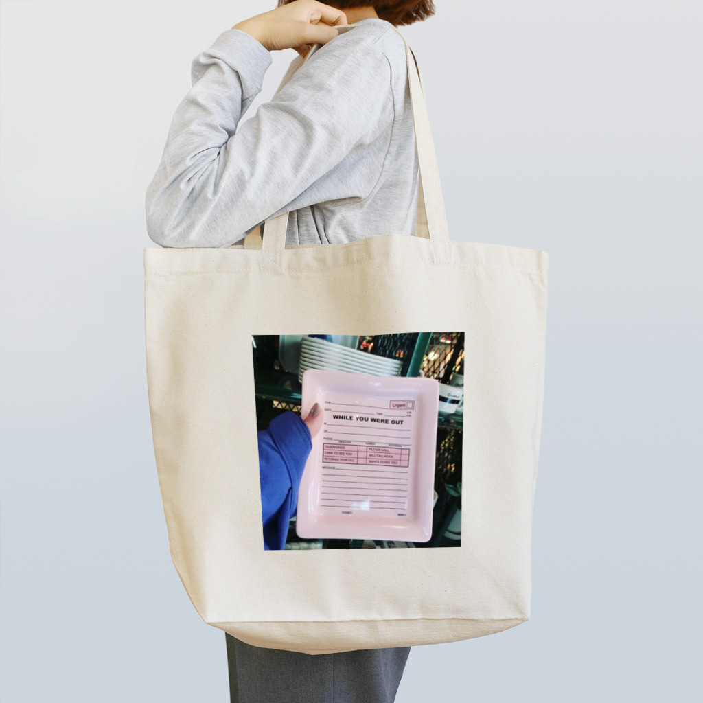 ニューヨークのお皿 Tote Bag