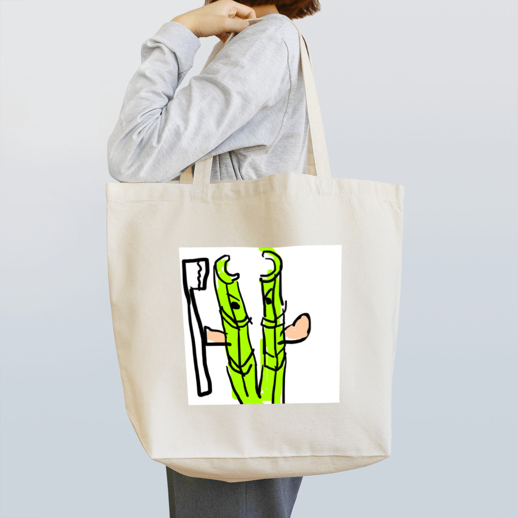 セレクトショップの竹を割ったような竹 Tote Bag