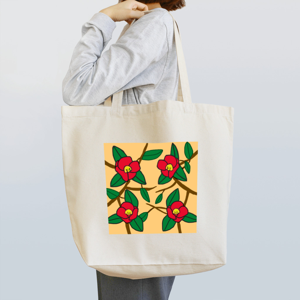 niko2019の椿犬 Tote Bag