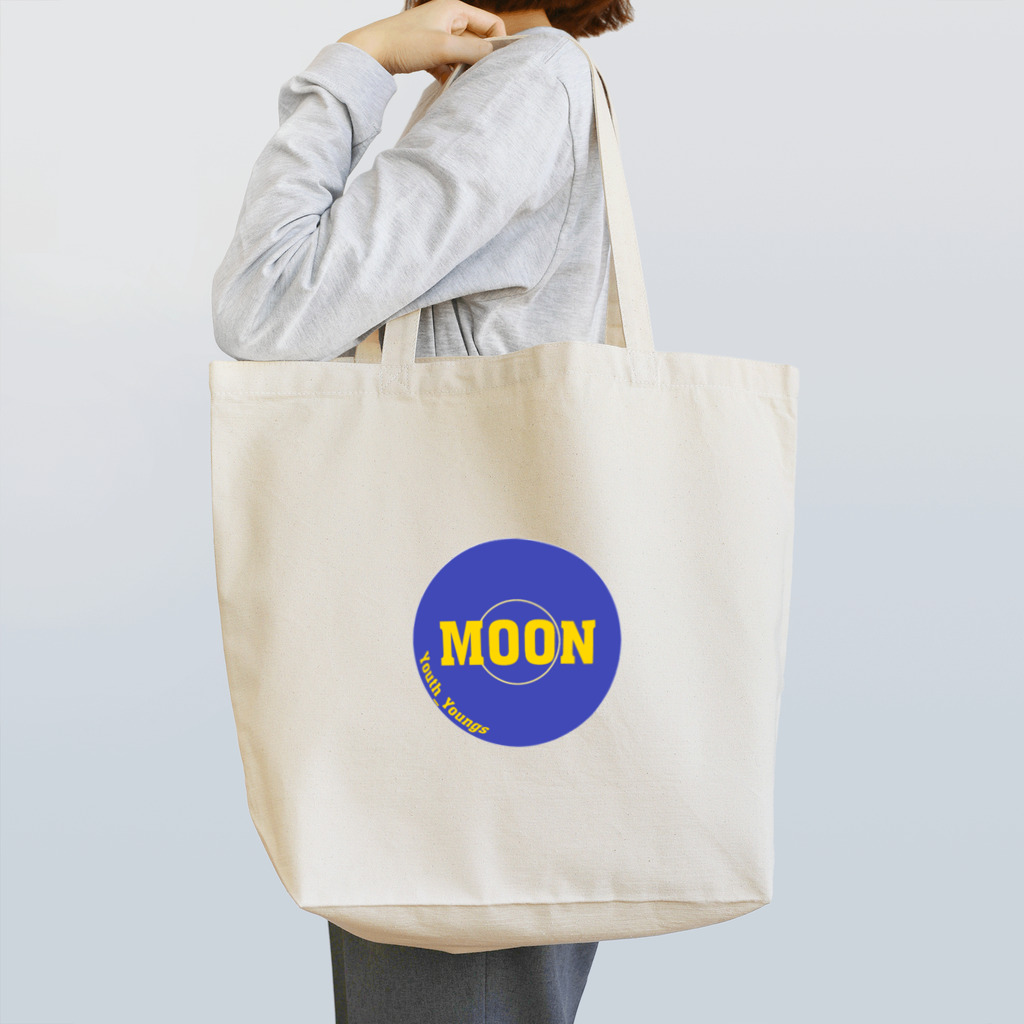 Youth_Youngsの宇宙をイメージ「ムーン」グッズ トートバッグ