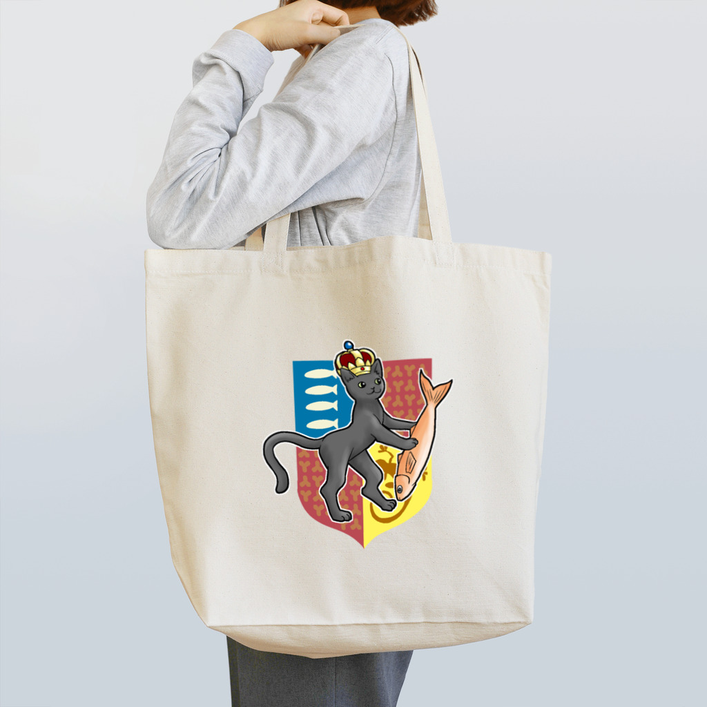 さんずい堂の猫の王国の紋章 Tote Bag