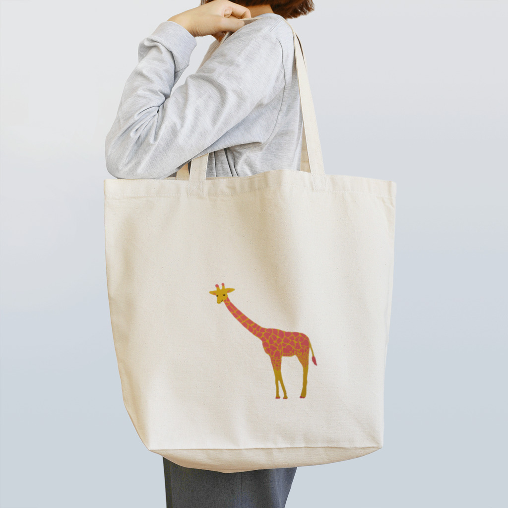 ツダレイコのおさんぽ(キリン)   Tote Bag