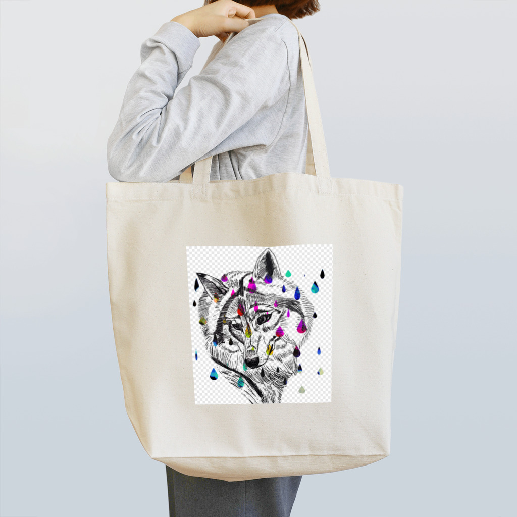 lifejourneycolorfulのカラフル ドロップス  Tote Bag