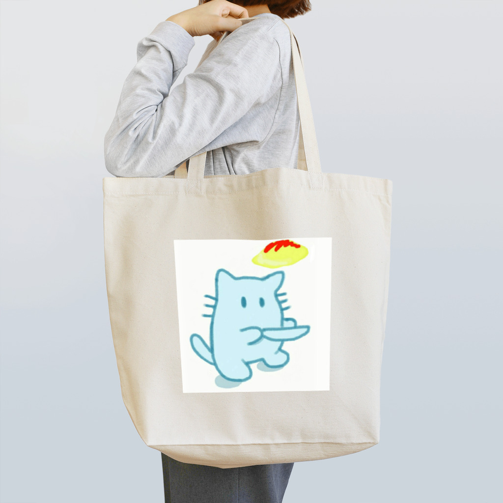      むらおのおみせのオムライスとネコ Tote Bag