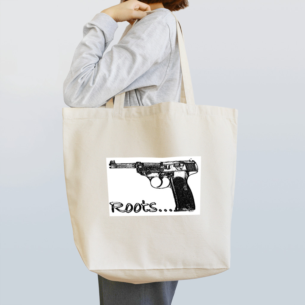 Roots by K$のPISTOL LOGO Tote Bag