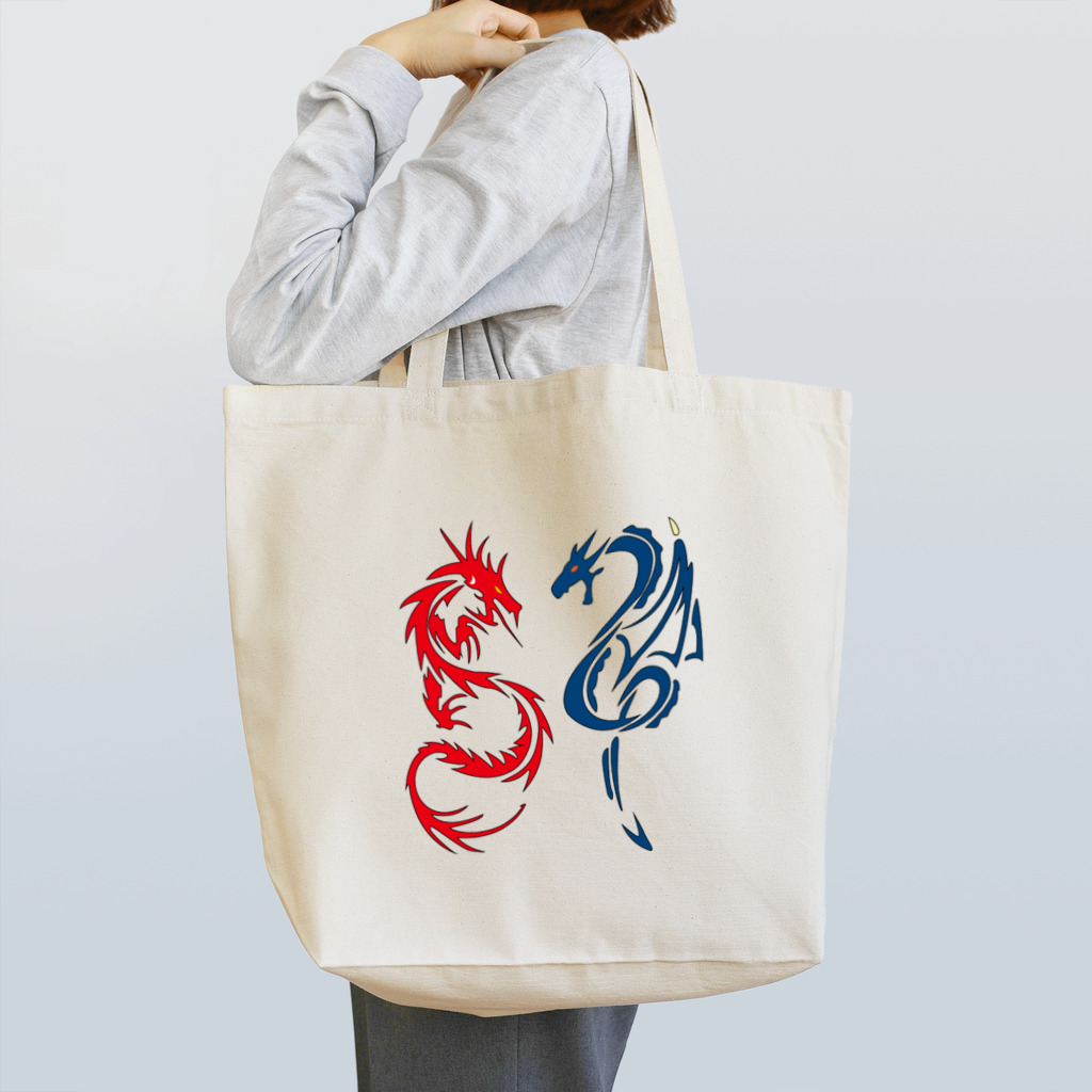 NOMAD-LAB The shopの赤い龍・青い竜！ Tote Bag