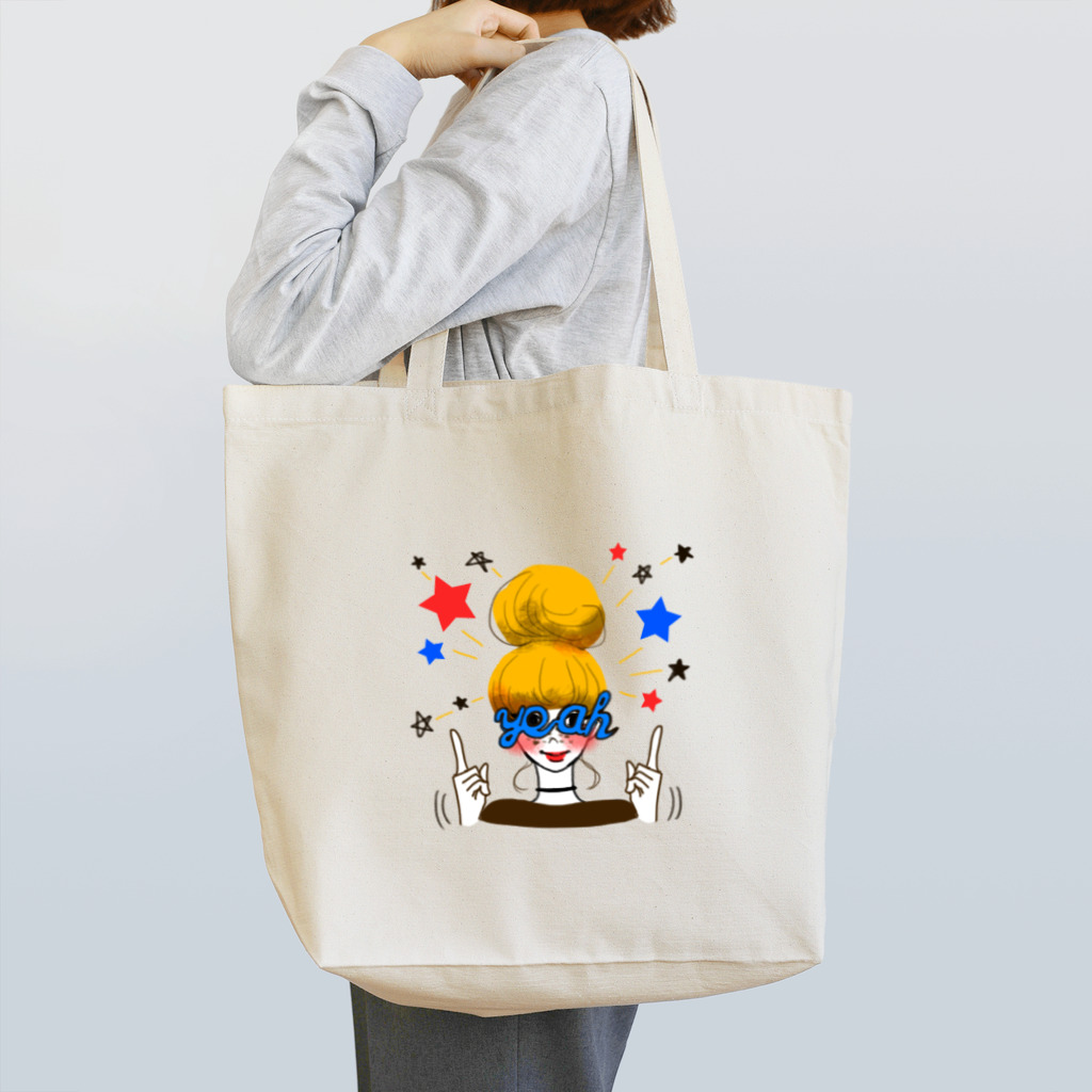 luciolaクリエイターズshopのMESSENGER-GIRL３ トートバッグ