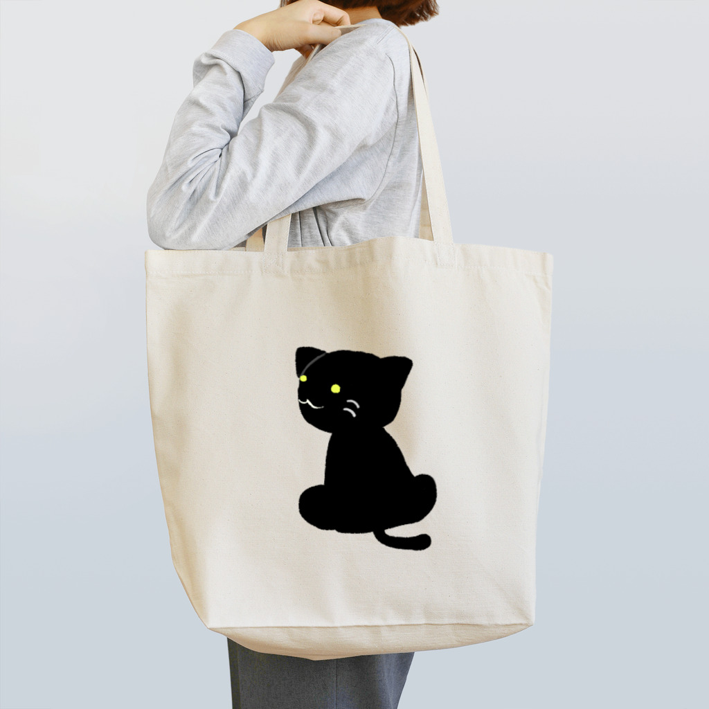 月見うどんの黒い猫さん Tote Bag