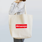 アキサミヨー商店 【公式】のアキサミヨー商店 公式グッズ [赤ロゴ] Tote Bag