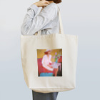気まぐればぁばのお絵描き日和の油絵　白いスーツの女性 Tote Bag