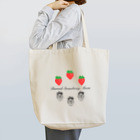Burned Strawberry Moonの苺とイチゴ Tote Bag