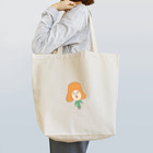 シュールな世界遺産のオレンジ髪の女の子 トートバッグ