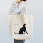 Animal Familyの黒猫イラスト トートバッグ
