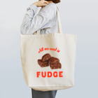 shop April’sのAll we need is FUDGE トート トートバッグ