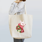 @soka_uzukiの雪に咲く花 トートバッグ