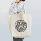 Coquet-Coccoのトートバッグ／Daily Life/ブラックライン Tote Bag