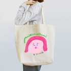 みきなつみ miki natsumiのみきなつみの顔トートバッグ Tote Bag