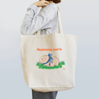 nins・にんずのかわいいモルモット・チェコ語ロゴA(ベージュ) Tote Bag