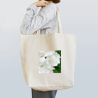 m.petite 8/1～creema store 二子玉川ライズの白紫陽花から落ちる雫 トートバッグ