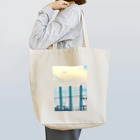 そらまめの煙突と飛行機 Tote Bag