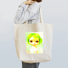 nicoragoriraのグリーンヘア　スマイルちゃん Tote Bag