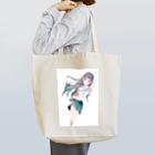 rikuの夏の風とセーラー服の女の子 トートバッグ