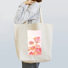 こんなの欲しいをご提供！ADの♡ピンクカーネーション２♡ トートバッグ