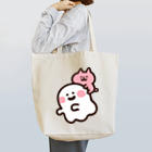 ゆるっと成仏/kanaheiのおばけとネコちゃん Tote Bag