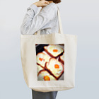 coronblanのハムエッグトースト トートバッグ