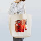 pourquoipourquoipourquoiの赤 Tote Bag