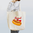 GRAPHICAのFast Food Series Hot Dog トートバッグ