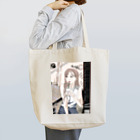 Black Natriumの街角のカフェ Tote Bag