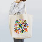 Drecome_Designのカラフルアニマル Tote Bag