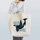 クジラの雑貨屋さん。のシャチ Tote Bag